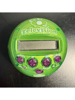 20Q Green Television 20 Questions Handheld Game - Radica 2007 - Tested